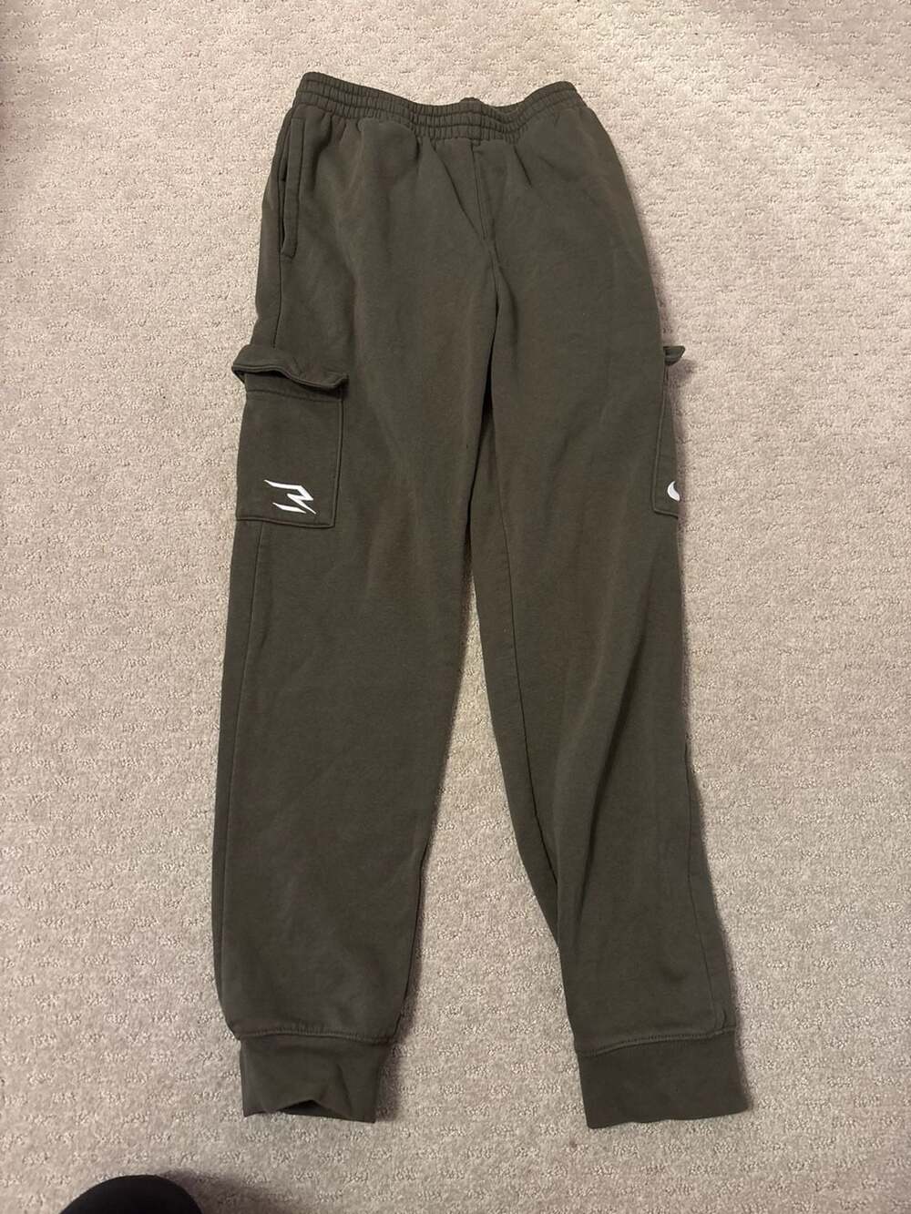 Nike Russell Wilson Boys' Cargo Joggers kids XL Oliver’s green